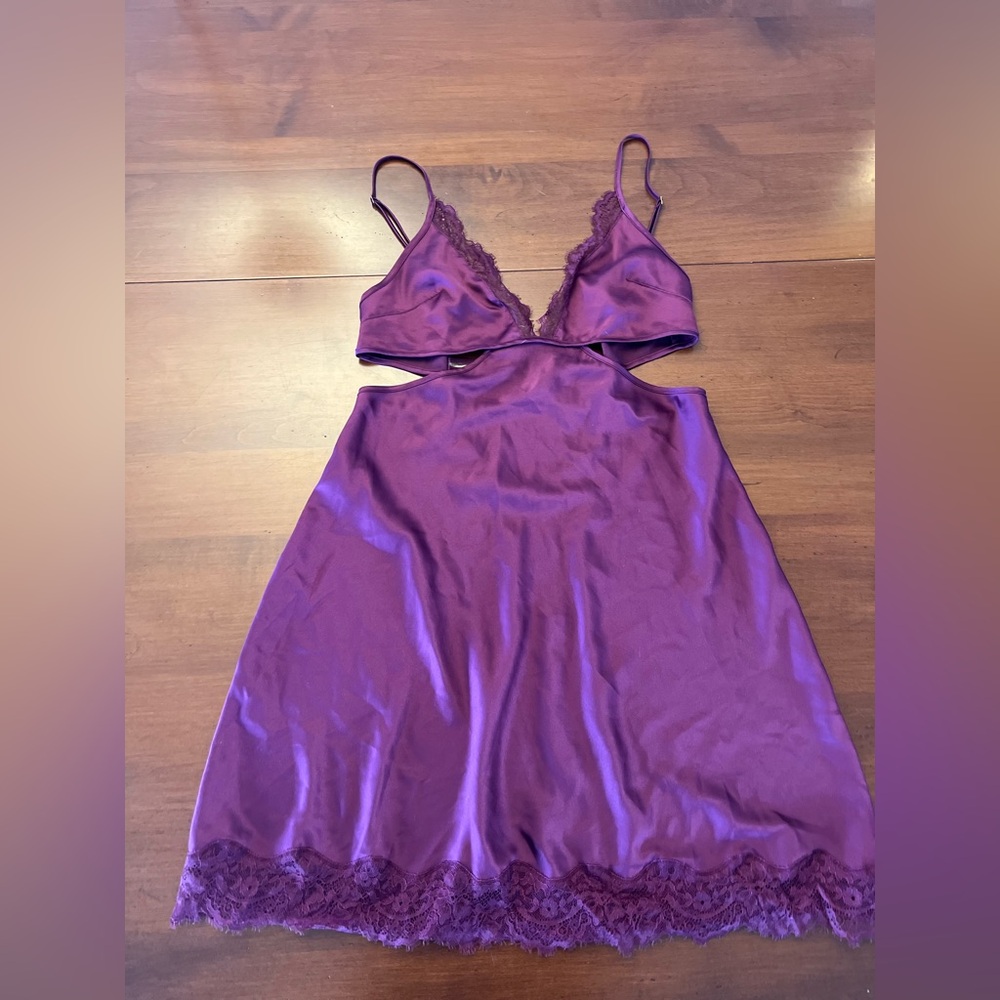Victoria's Secret Purple Lace Chemise